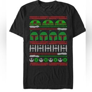 Star Wars Ugly Christmas Boba Fett T-Shirt - Size 2XL Men's
